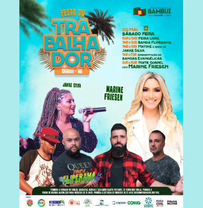 Noite Gospel com a cantora carioca Marine Friesen promete lotar a Festa do Trabalhador em Bambuí