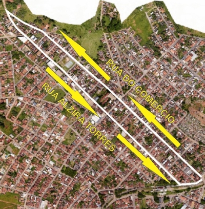 Em Bambuí: Prefeitura modifica o trânsito nas ruas do Comércio e Alzira Torres