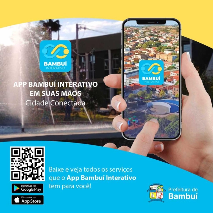 APP Bambuí Interativo em suas mãos. Cidade conectada!