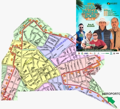 A dupla Emílio e Eduardo se apresenta no terceiro dia da Festa do Trabalhador em Bambuí