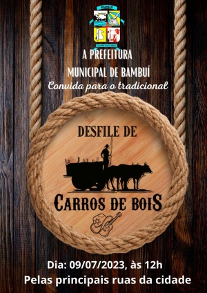 Desfile de carro de boi