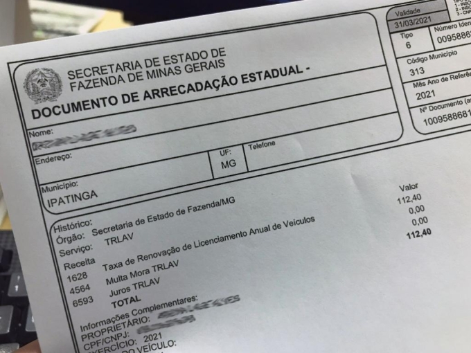 Projeto quer acabar com a taxa de licenciamento anual de veículos