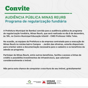 Audiência pública REURB